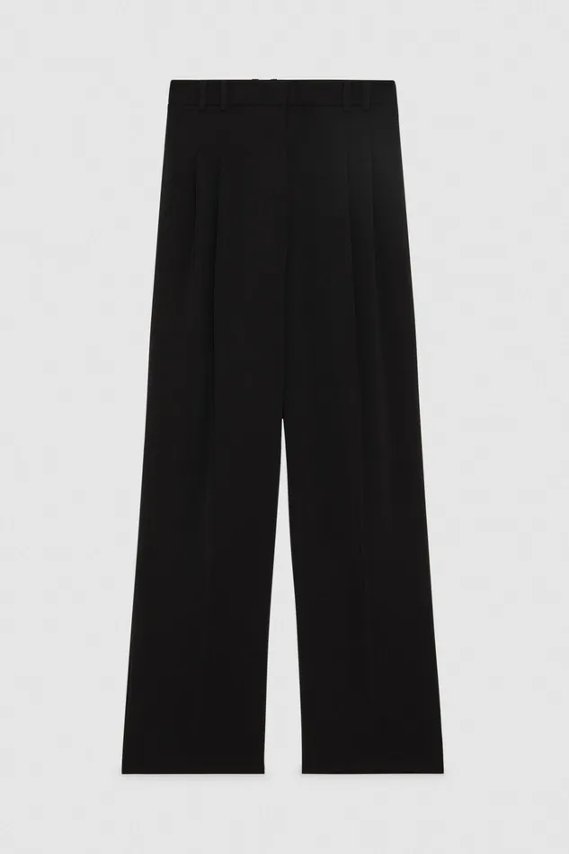 Palazzo Women Patrizia Pepe Essential Crepe Pants Nero