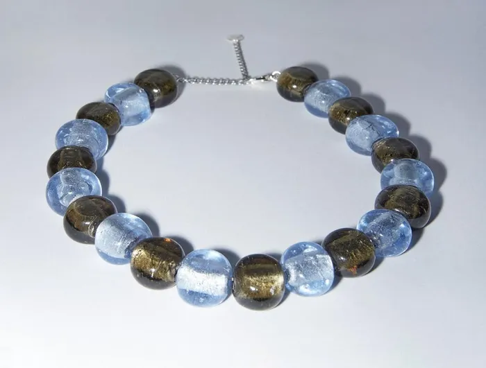 Paloma Wool ADRIENNEGlass Beaded Necklace With An Adjustable Chain Women Jewelry