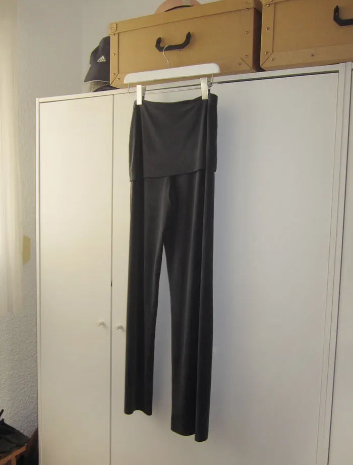 Paloma Wool ALEXIA Black Stitched Pants And Miniskirt Piece Women Bottoms