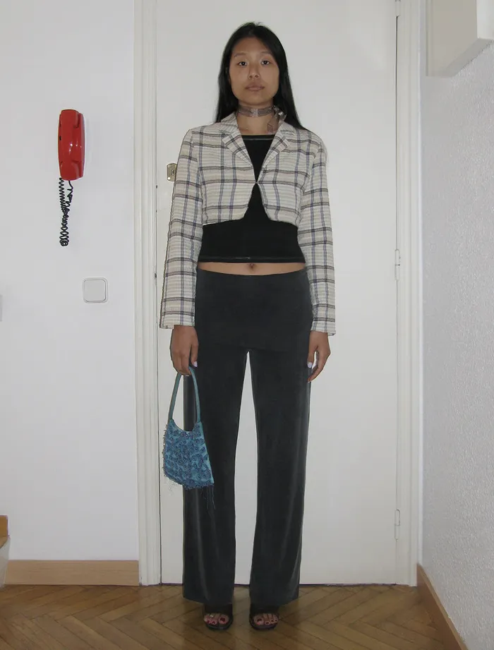 Paloma Wool ALEXIA Black Stitched Pants And Miniskirt Piece Women Bottoms