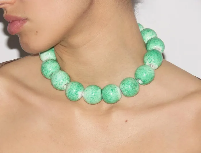 Paloma Wool AMUR NECKLACEVerde Granito Women Jewelry