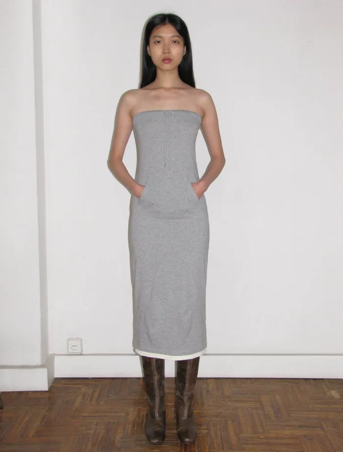 Paloma Wool ANSTICE Bandeaustyle Dress With A Doublelayer Effect Women Dresses Paloma Wool ANSTICE Bandeaustyle Dress With A Doublelayer Effect Women Dresses