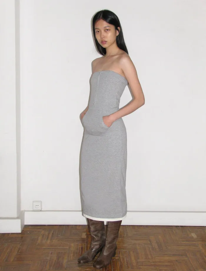 Paloma Wool ANSTICE Bandeaustyle Dress With A Doublelayer Effect Women Dresses