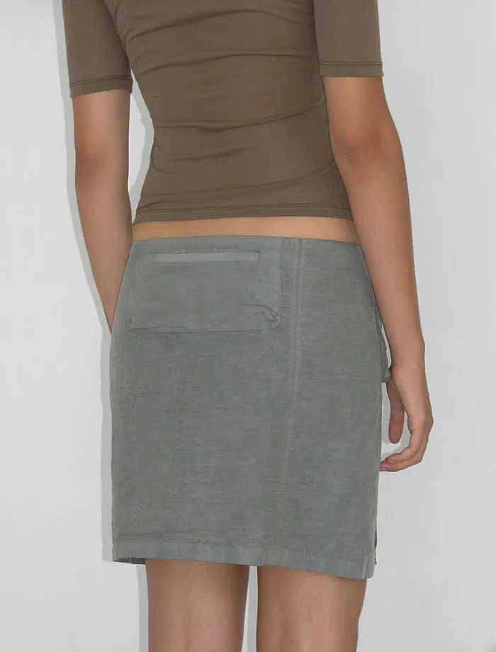Paloma Wool ANTURILow Waist Skirt With Front Openings Women Bottoms
