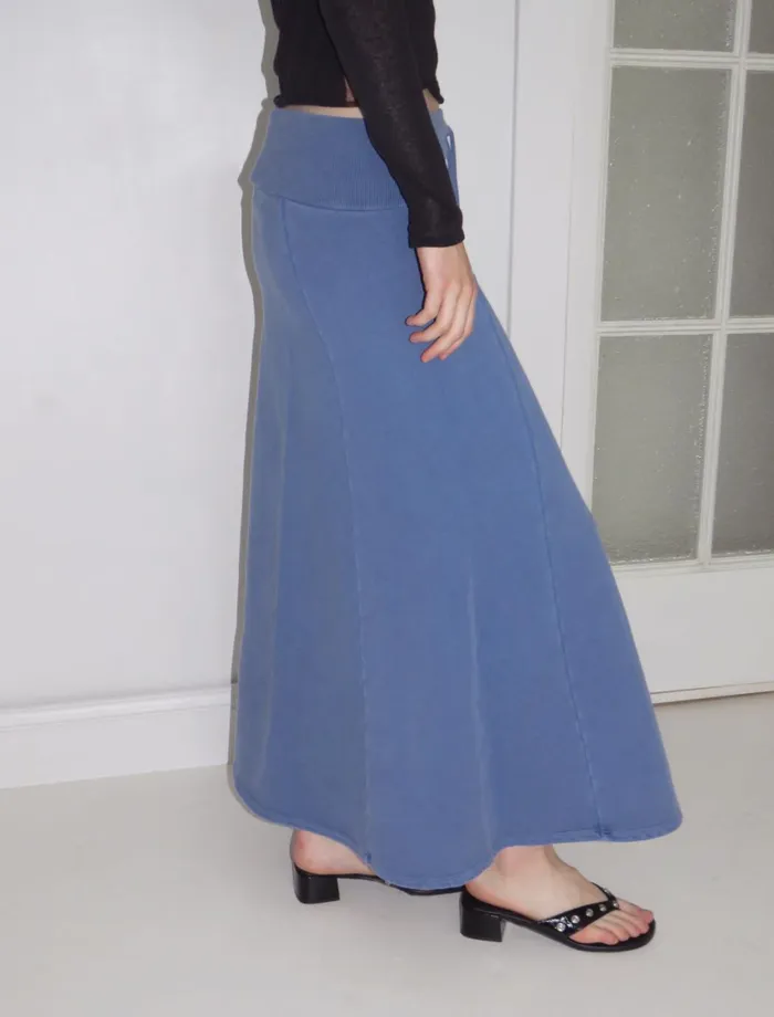 Paloma Wool ARYALong Fleece Skirt With A Wide Waistband And Adjustable Drawstring Women Bottoms