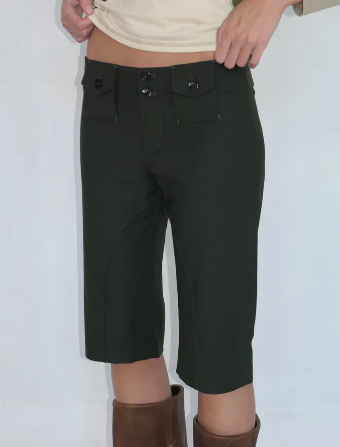 Paloma Wool BOURGEOISLowwaisted Capri Pants With Front Pockets Women Bottoms
