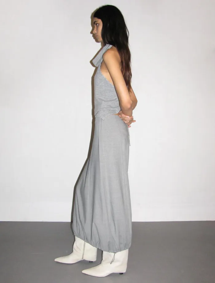 Paloma Wool CECILLow Waist Suit Skirt With A Puffed Shape At The Bottom Women Bottoms