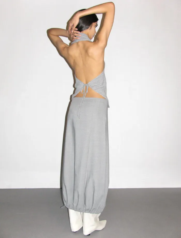 Paloma Wool CECILLow Waist Suit Skirt With A Puffed Shape At The Bottom Women Bottoms