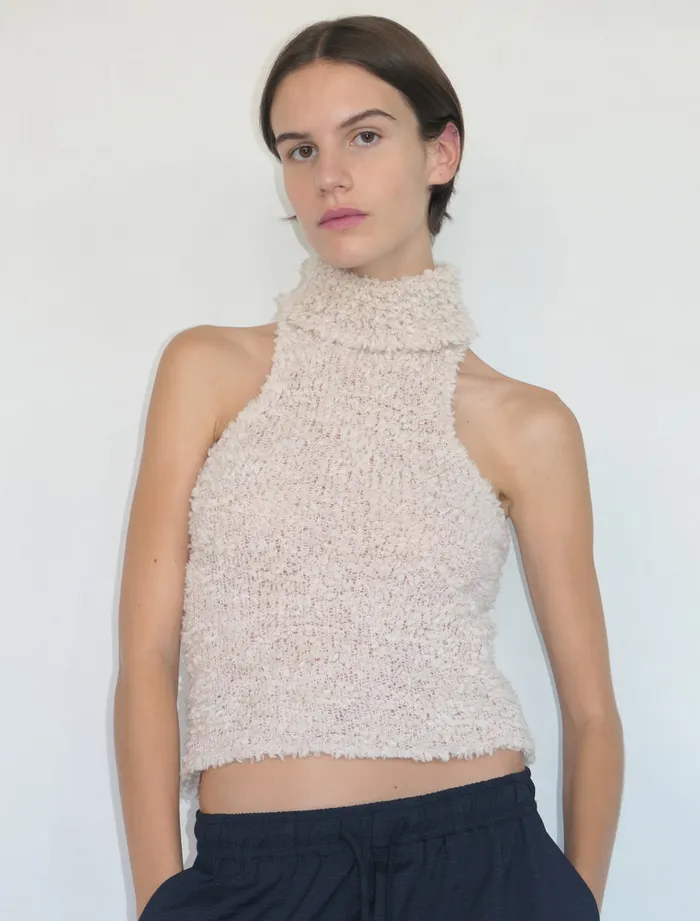 Paloma Wool DALAHighneck Sleeveless Knitted Top Women Tops