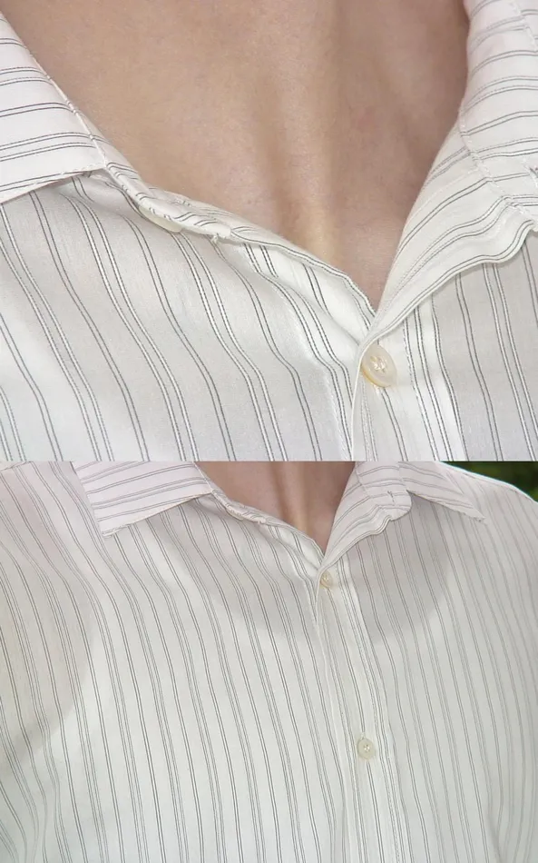 Paloma Wool FINITADelicate Classic Men039s Striped Shirt With Silk Pwman 8211 US