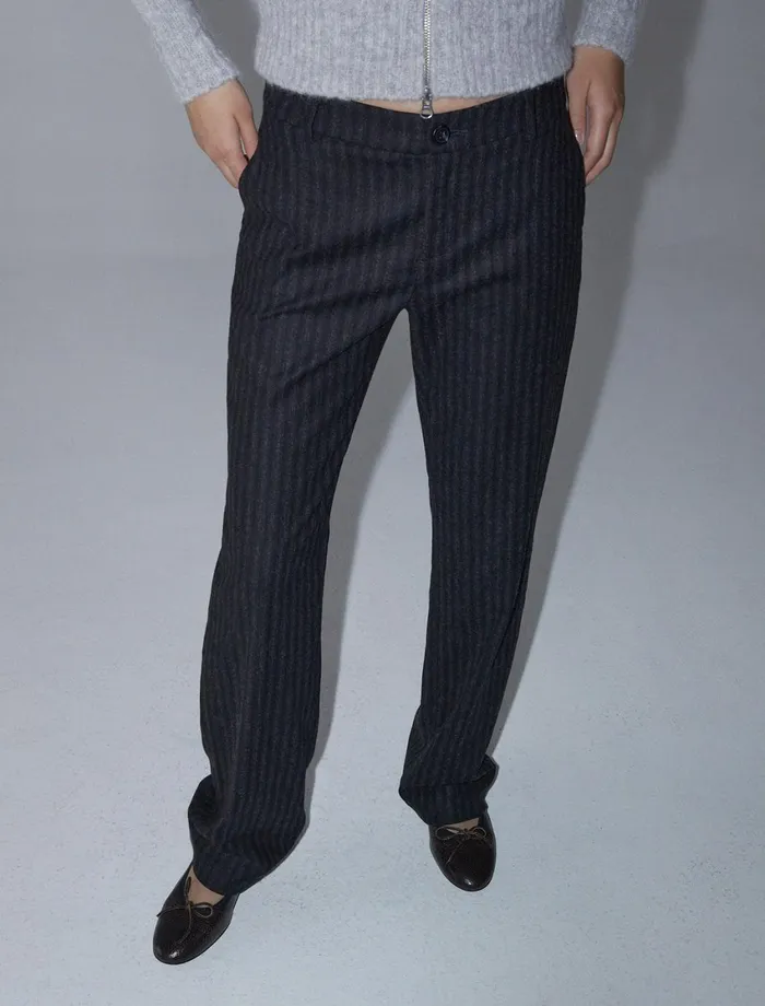 Paloma Wool HINAStraight Leg Classic Trousers With Waistband And Belt Loops Women Bottoms