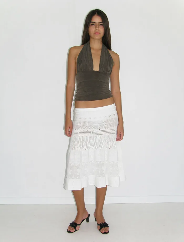 Paloma Wool JILLDelicated Knitted Midi Skirt Women Bottoms