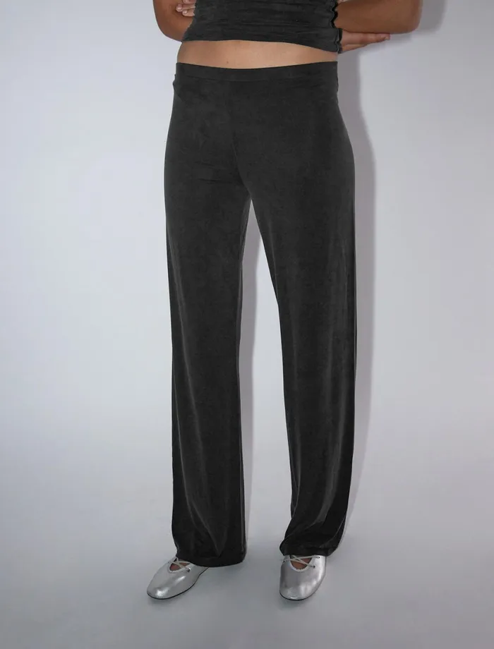 Paloma Wool JULIOBlack Reedition Of 039Junio039 Cupro Pants With A Mid Raise Waist Women Bottoms Paloma Wool JULIOBlack Reedition Of 039Junio039 Cupro Pants With A Mid Raise Waist Women Bottoms