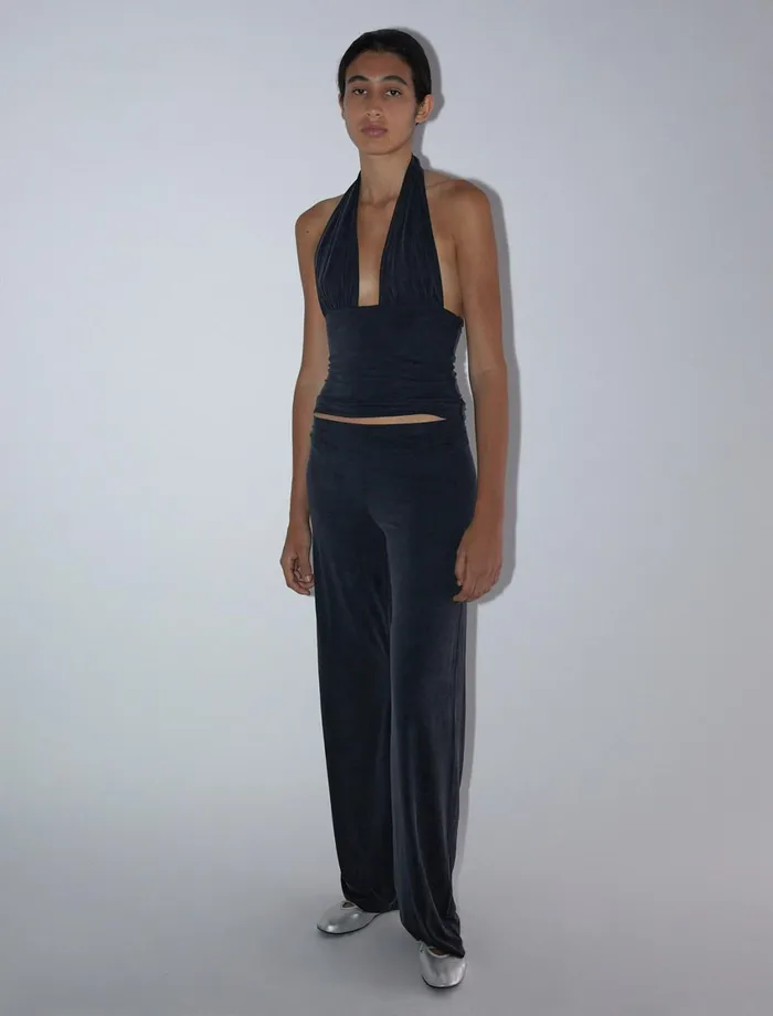 Paloma Wool JULIOBlack Reedition Of 039Junio039 Cupro Pants With A Mid Raise Waist Women Bottoms