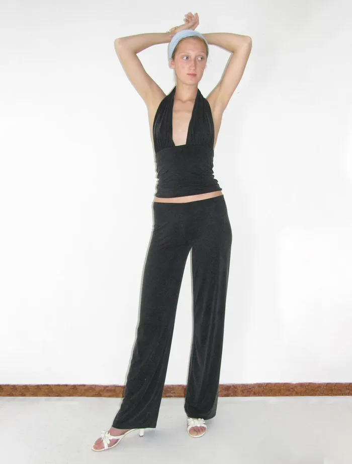 Paloma Wool JULIOBlack Reedition Of 039Junio039 Cupro Pants With A Mid Raise Waist Women Bottoms