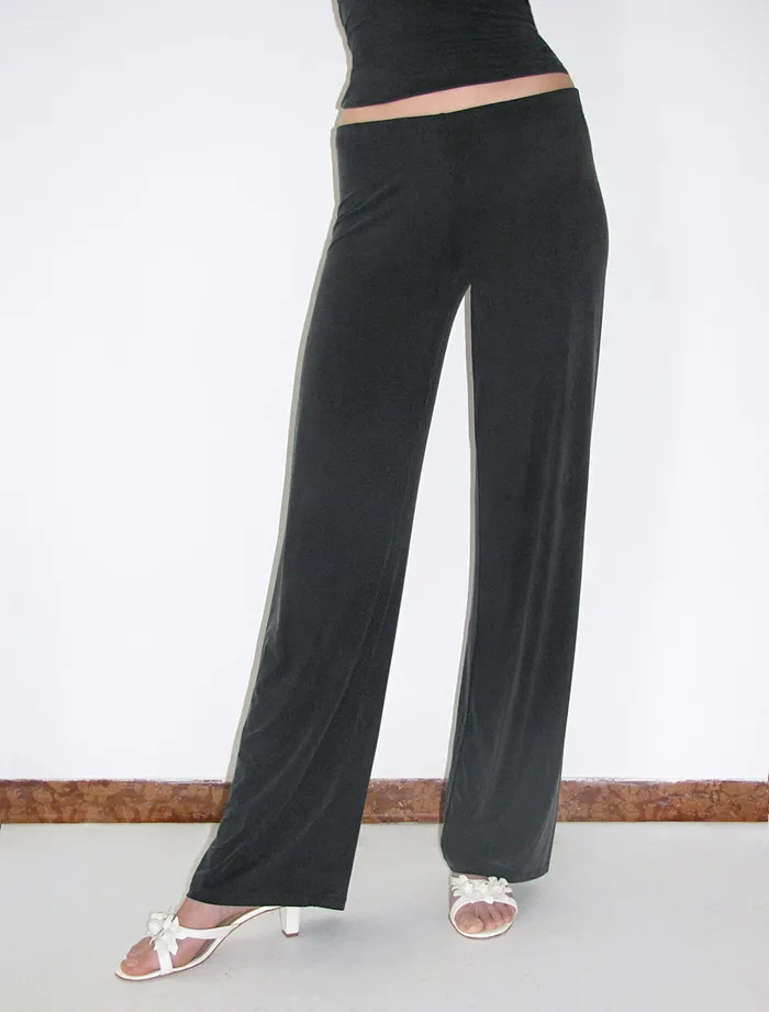 Paloma Wool JULIOBlack Reedition Of 039Junio039 Cupro Pants With A Mid Raise Waist Women Bottoms