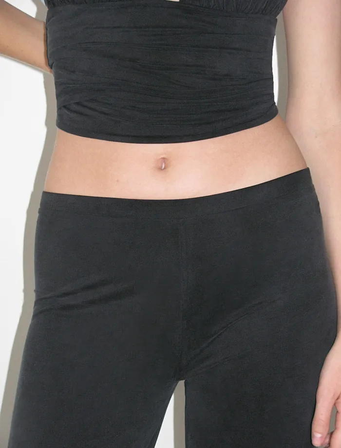 Paloma Wool JULIOBlack Reedition Of 039Junio039 Cupro Pants With A Mid Raise Waist Women Bottoms