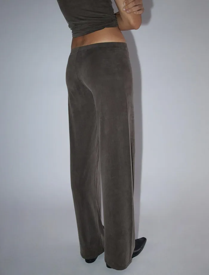 Paloma Wool JULIOBrown Reedition Of 039Junio039 Cupro Pants With A Mid Raise Waist Women Bottoms