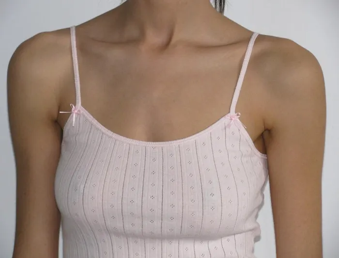 Paloma Wool KAMASHIStrappy Top With Tiny Bows On Straps And PW Embroidery Women Tops