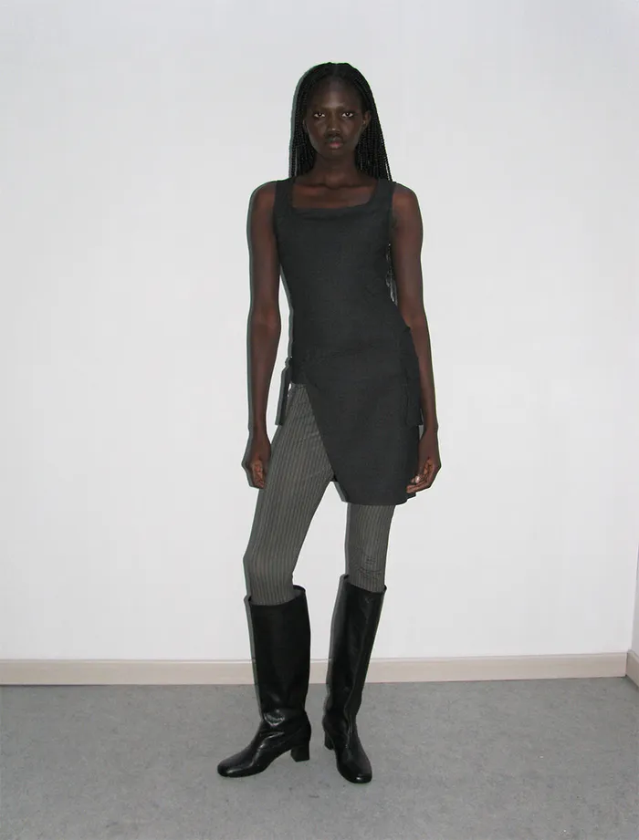 Paloma Wool KEMTOFitted Top With Removable Lateral Skirt And Pocket Women Tops