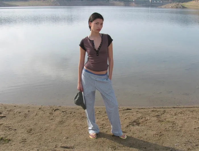 Paloma Wool KIMOTORelaxed Striped Cotton Pants With A Waistband Women Bottoms