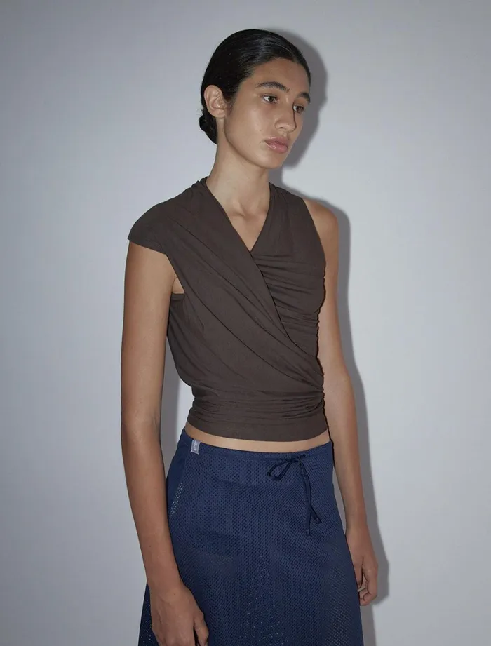 Paloma Wool LAOCOONTESleeveless Top With Draped Neckline Women Tops