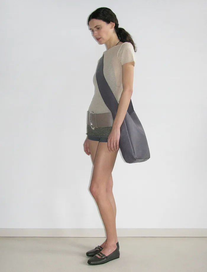 Paloma Wool LOPEMixed Knit Slightly Sheer Top Women Tops