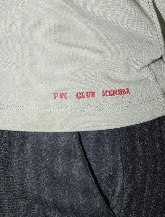 Paloma Wool MIGUALES Bkhaki Longsleeved Men039s Tshirt With Sporttype Piping Detail On The Sleeves Pwman 8211 US