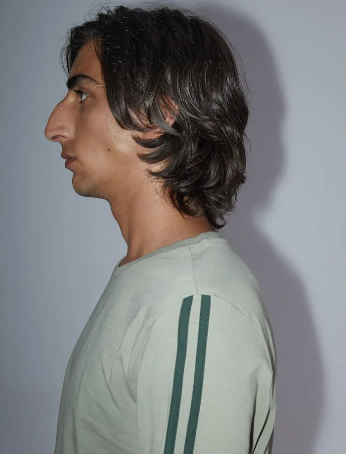 Paloma Wool MIGUALES Bkhaki Longsleeved Men039s Tshirt With Sporttype Piping Detail On The Sleeves Pwman 8211 US