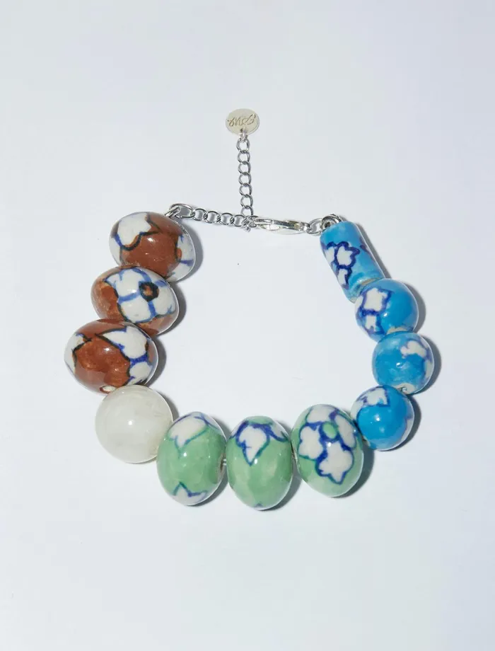 Paloma Wool MIRABELLA BRACELETMulticolor Ceramic Beaded Bracelet Women Jewelry