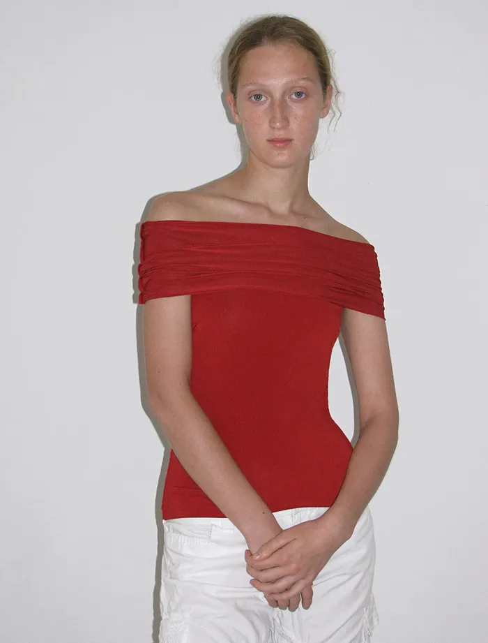 Paloma Wool MOMOKOSlightly Sheer Multiposition Top Women Tops