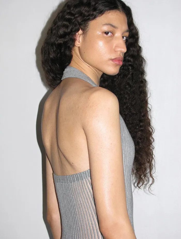 Paloma Wool PATRICIAHalter Knitted Woolen Dress With A Blend Of Yarns And Open Stitch Women Dresses