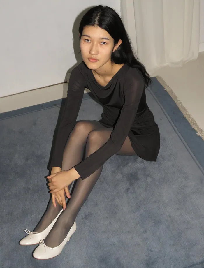 Paloma Wool PETRAEcru Leather Pump With Bow And A 45cm Heel Women Shoes