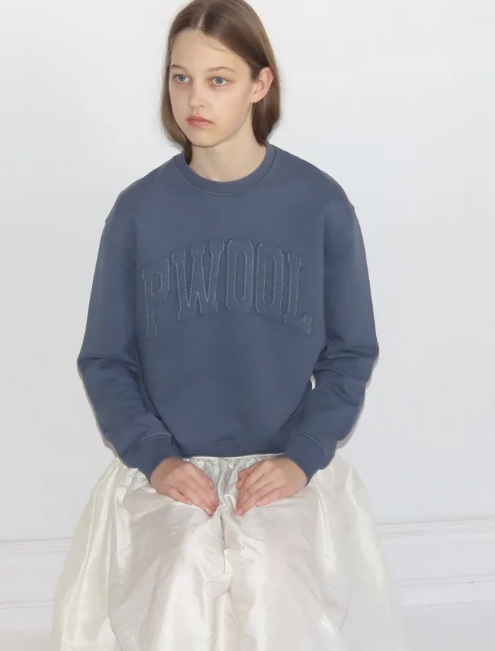 Paloma Wool PWOOLWashed Effect Oversize Sweatshirt With 0391kiss039 Frontal Detail Women Tops Paloma Wool PWOOLWashed Effect Oversize Sweatshirt With 0391kiss039 Frontal Detail Women Tops