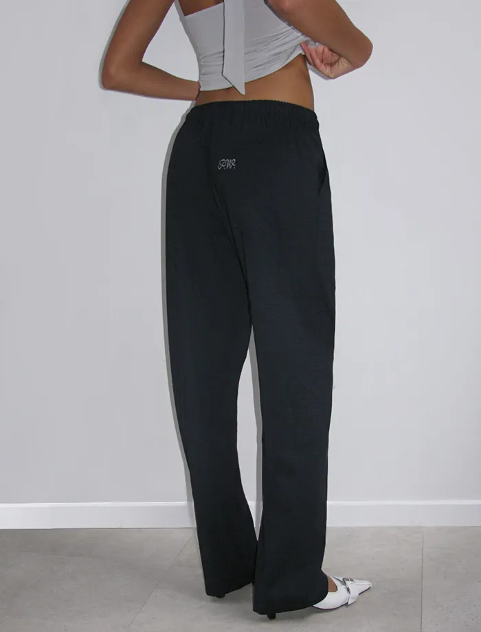 Paloma Wool RENCasual Pants With Elastic Waistband And Paloma Wool Embroidery Women Bottoms Paloma Wool RENCasual Pants With Elastic Waistband And Paloma Wool Embroidery Women Bottoms