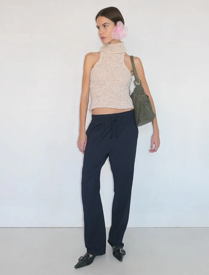 Paloma Wool RENCasual Pants With Elastic Waistband And Paloma Wool Embroidery Women Bottoms