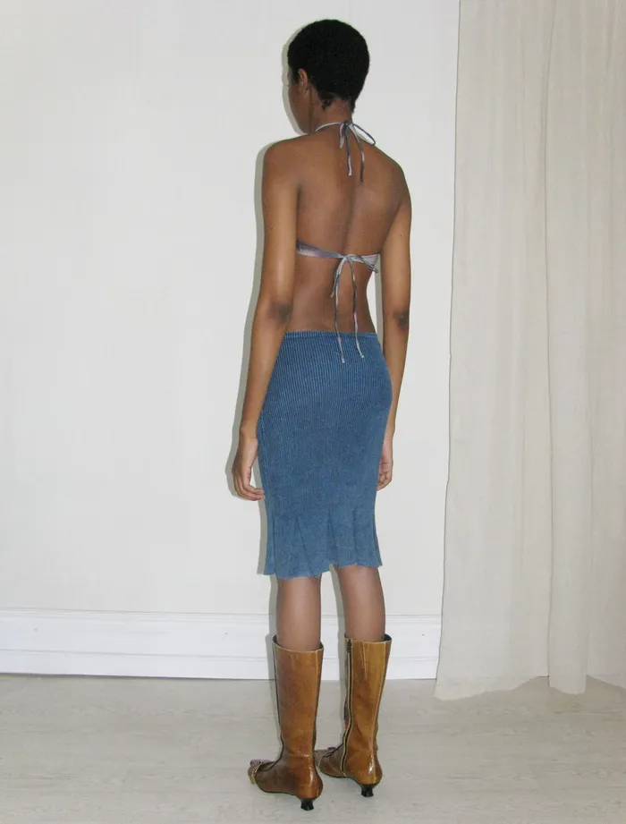 Paloma Wool RIZMOWashed Indigo Effect Skirt Women Bottoms