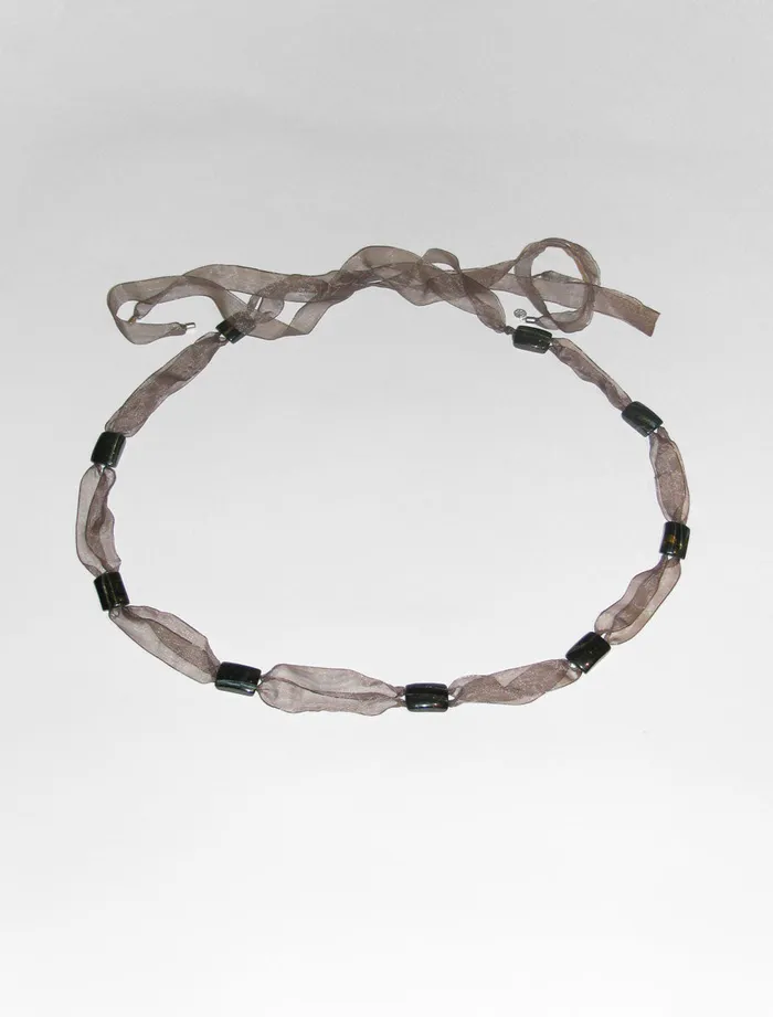 Paloma Wool SEVIGNEBrown Organza And Stone Belt Women Belts