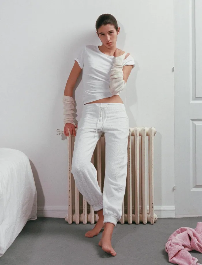 Paloma Wool SUSPIRITOSTerrycloth Pants With Front Tie And Elastic Hem Women Bottoms Paloma Wool SUSPIRITOSTerrycloth Pants With Front Tie And Elastic Hem Women Bottoms