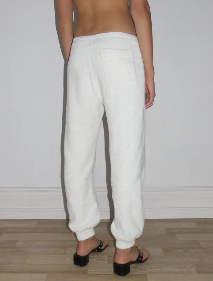 Paloma Wool SUSPIRITOSTerrycloth Pants With Front Tie And Elastic Hem Women Bottoms