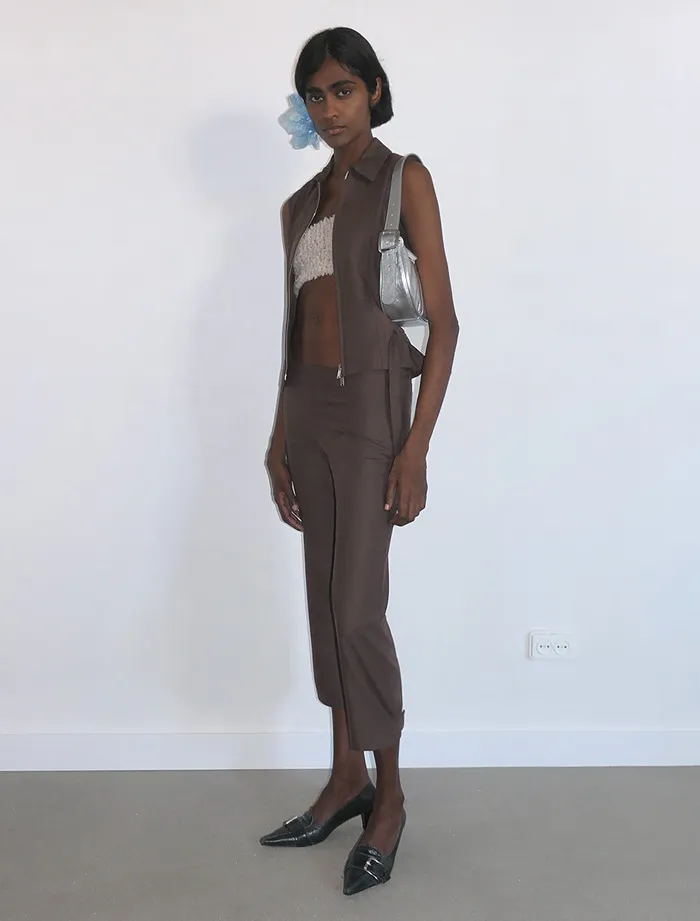Paloma Wool VIGOLowwaisted Capri Pants With Adjustable Hem Women Bottoms