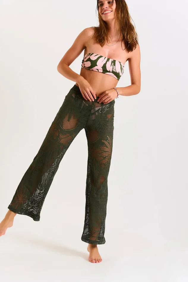 PANTALON BEACHWEAR Khaki 8211 KISKA COCOBEACH Khaki Women Banana Moon Pants