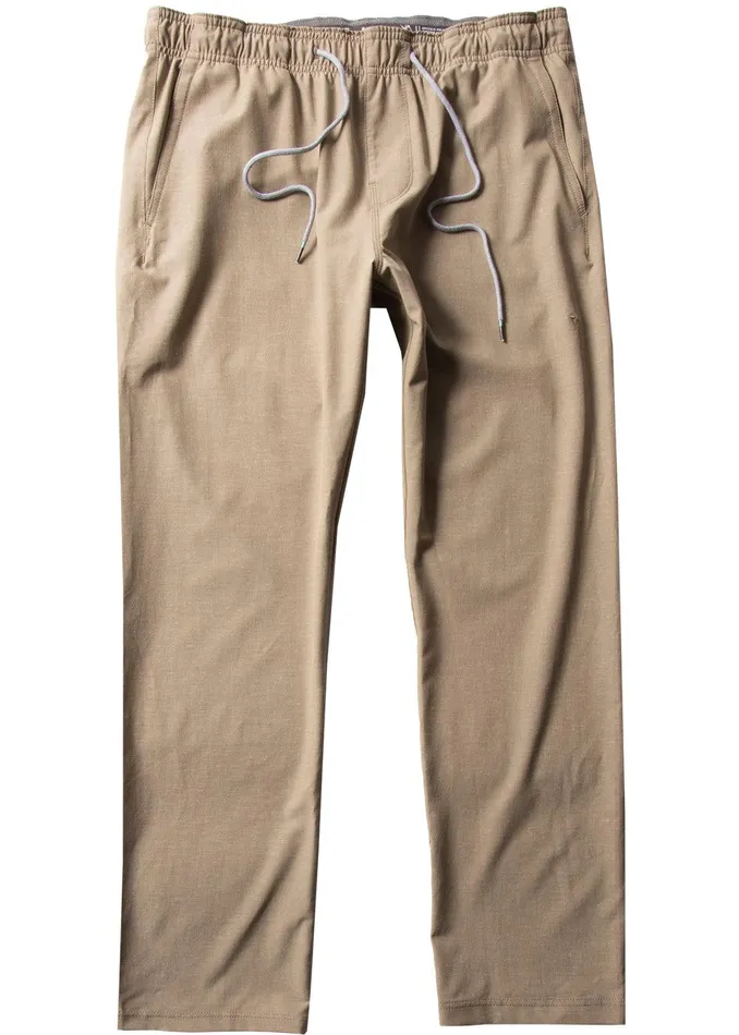 Pants and Denim Men Vissla Hemp No See Ums Eco Elastic Pant Khaki