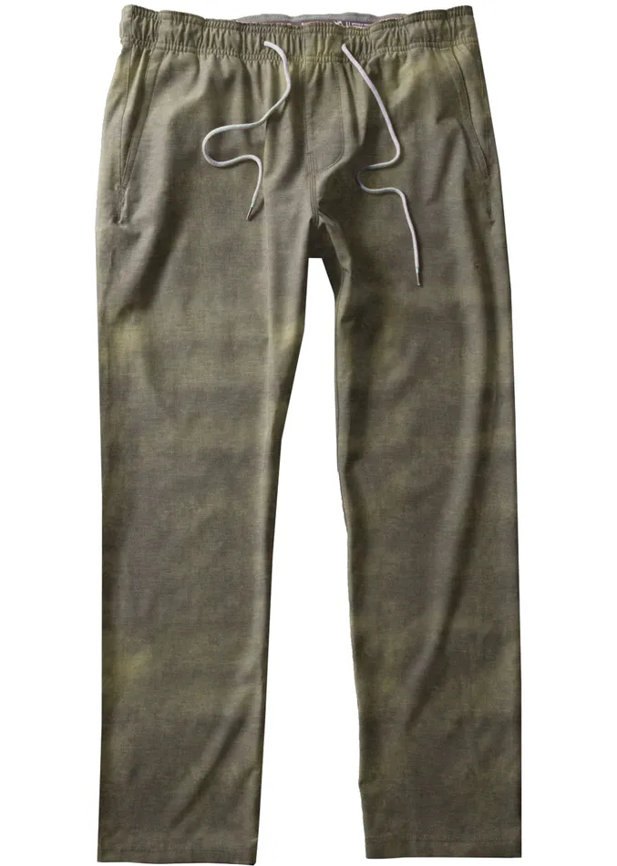 Pants and Denim Men Vissla Hemp No See Ums Eco Elastic Pant Military Wash