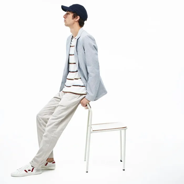 Pants and Shorts Lacoste Mens Lightweight Stretch Cotton Pants Light Grey Popular Pants and Shorts Lacoste Mens Lightweight Stretch Cotton Pants Light Grey Popular