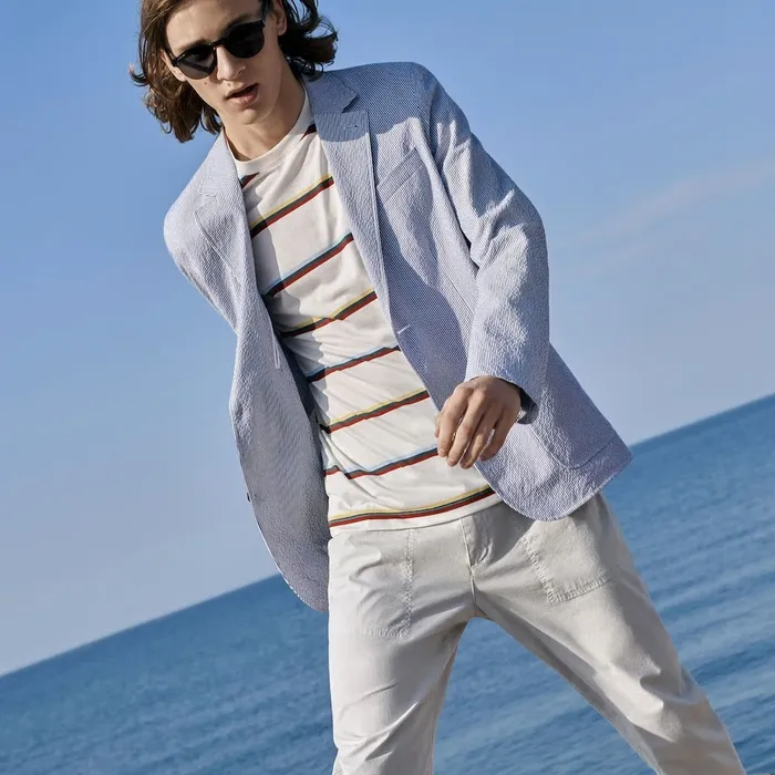 Pants and Shorts Lacoste Mens Lightweight Stretch Cotton Pants Light Grey Popular