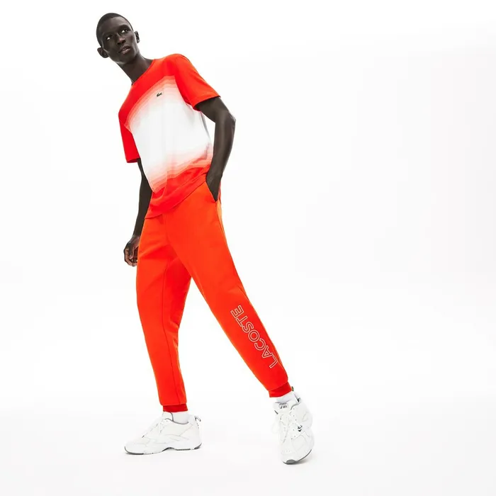 Pants and Shorts Lacoste Mens Motion French Terry Track Pants Red Outlet Factory