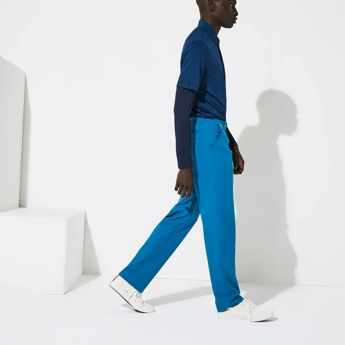 Pants and Shorts Lacoste Mens SPORT Breathable Stretch Golf Pants Blue Shop Online Pants and Shorts Lacoste Mens SPORT Breathable Stretch Golf Pants Blue Shop Online