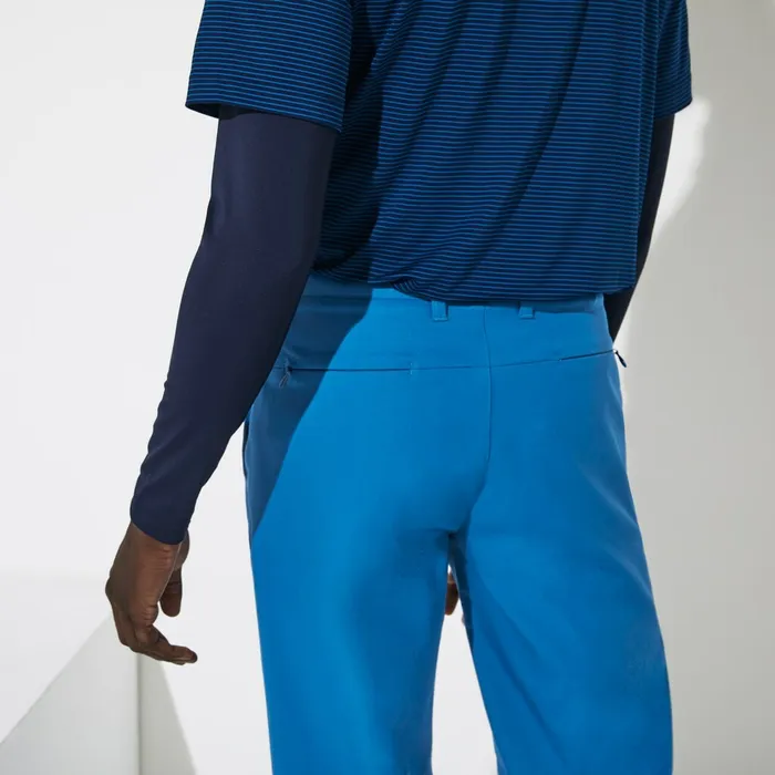 Pants and Shorts Lacoste Mens SPORT Breathable Stretch Golf Pants Blue Shop Online