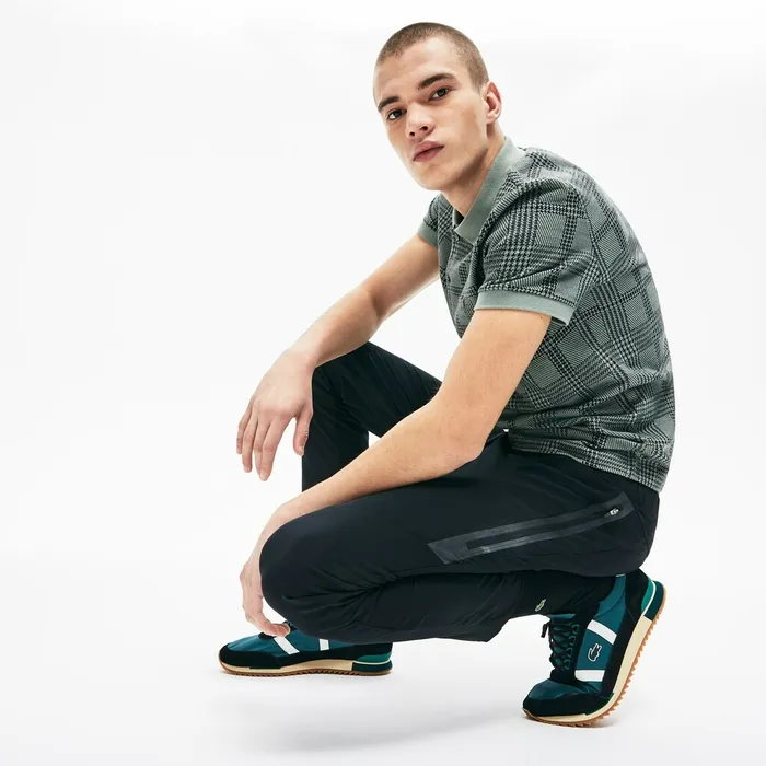 Pants and Shorts Lacoste Mens SPORT Breathable Stretch Sweatpants Black Shop